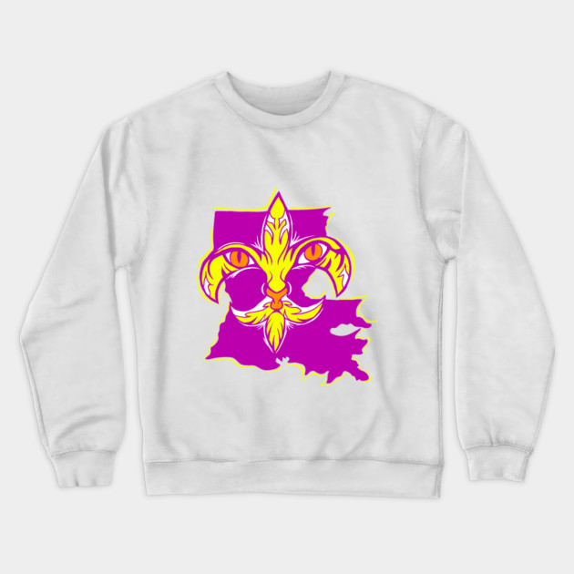 lsu crewneck