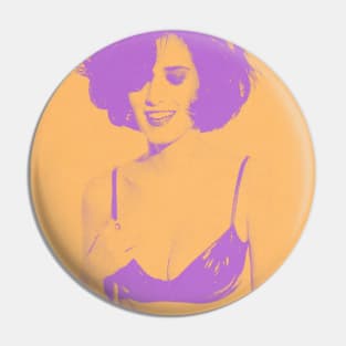 Winona Ryder //// 90s Style Duotone Neon Aesthetic Pin