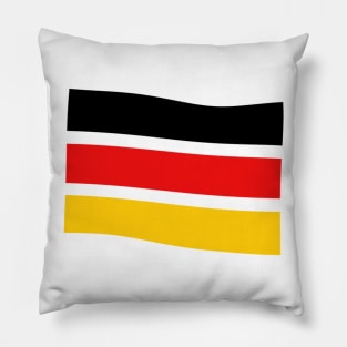 German Flag In The Wind Pillow