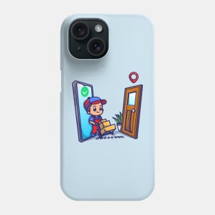 Cute Courier Delivery Package Cartoon Phone Case