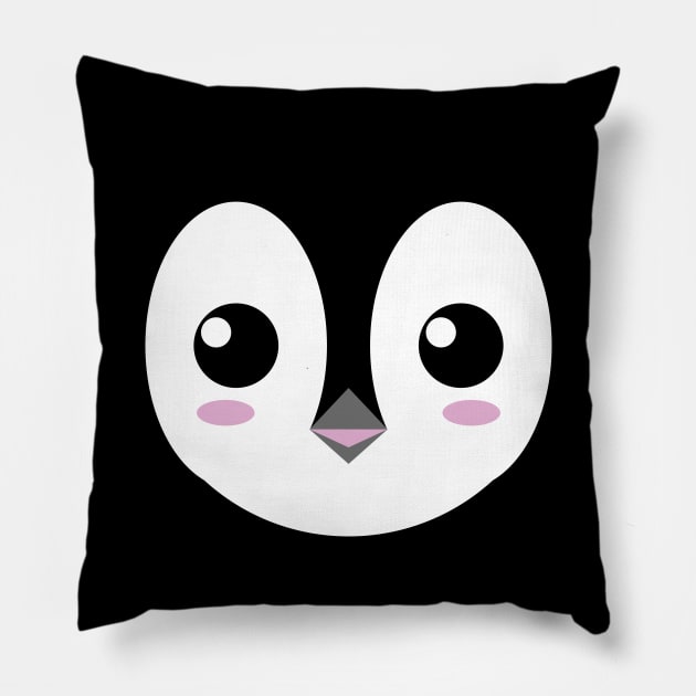 Baby Penguin. Kids & Puppies Pillow by albertobravoart