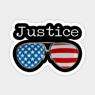 USA PILOT GLASSES JUSTICE Magnet