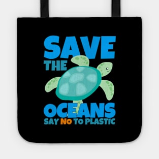 Save The Oceans Say No To Plastic Tote