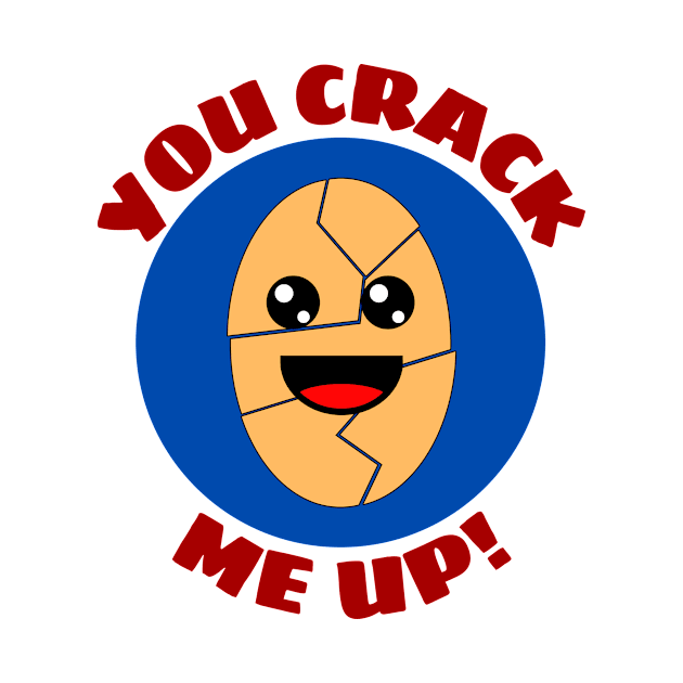 You Crack Me Up | Egg Pun by Allthingspunny