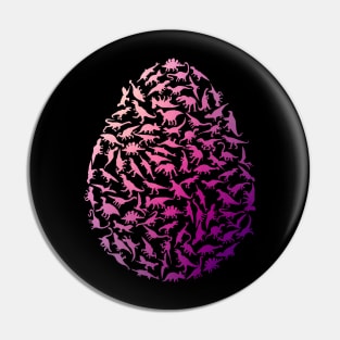 Colourful Dinosaur Egg Pin