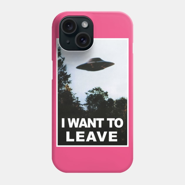 I want to leave Phone Case by hamsterrage