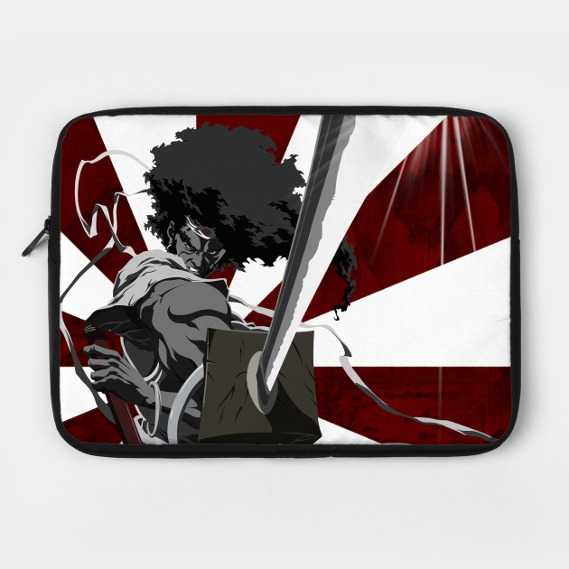 Get Wallpaper Afro Samurai Afro Samurai Laptop Case Teepublic Desktop Wallpaper