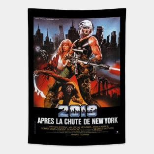 Classic Science Fiction Movie Poster - 2019 After the Fall of New York Tapestry