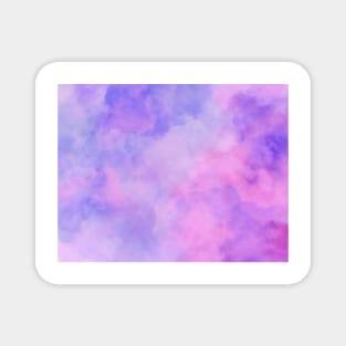 Purple and Pink Watercolor Magnet