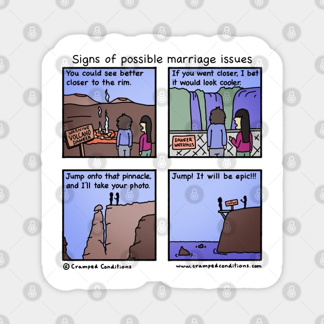 Signs of possible marriage issues Magnet by crampedconditions