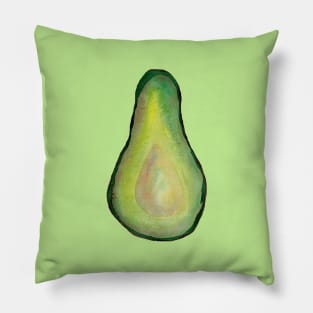 Green fresh vegetarian avocado Pillow