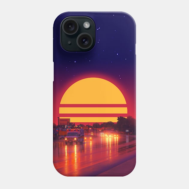 Lights on the street Phone Case by funglazie