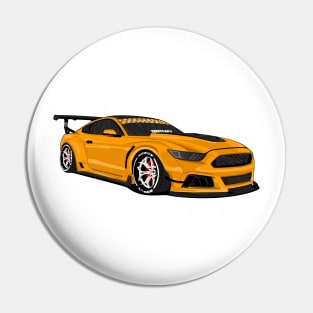 MUSTANG WIDEBODY ORANGE Pin