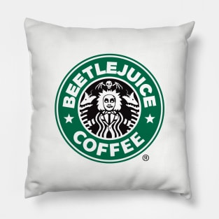 BeetleJuice Coffee Pillow