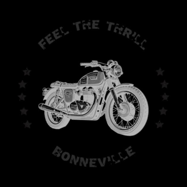 Triumph Motorcycle:  Bonneville by poppoplover