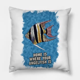 Angelfish Aquarium Owner Quote Pillow