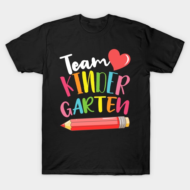 Team Kindergarten T-Shirt Back To School Gift Shirt Team Kindergarten T-Shirt Back To School Gift Shirt
