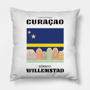 make a journey to Curacao Pillow