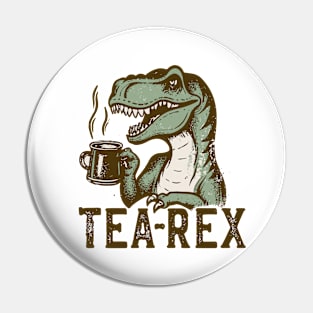 Tea Rex Tea Pin