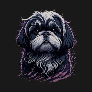 Cute Dog Graphic Illsutration Design T-Shirt