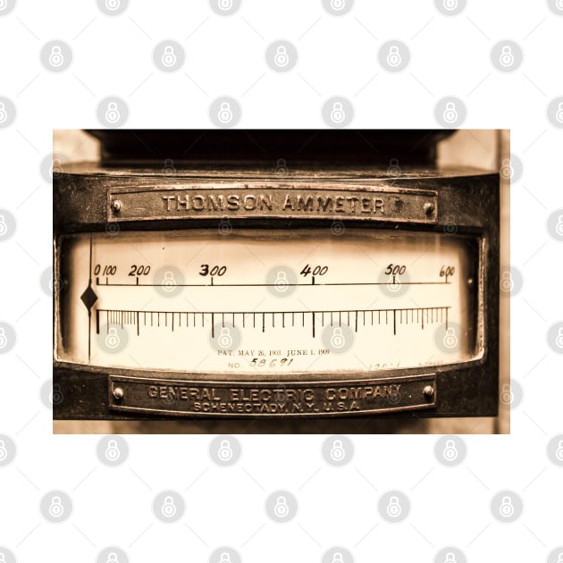 Vintage Thompson Ammeter  2 by Robert Alsop