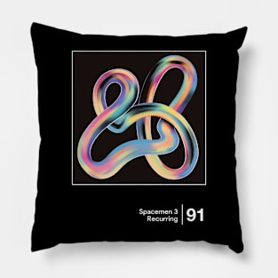 Spacemen 3 - Minimal Graphic Design Artwork Pillow