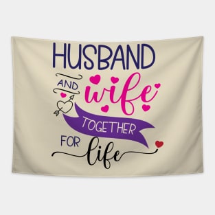 Husband and Wife Together for Life Tapestry