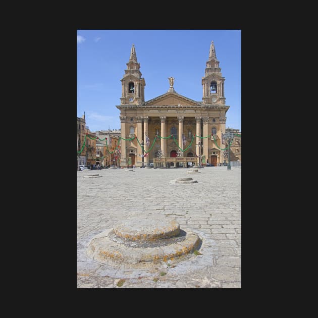 St Publius Church, Floriana, Malta by Carole-Anne