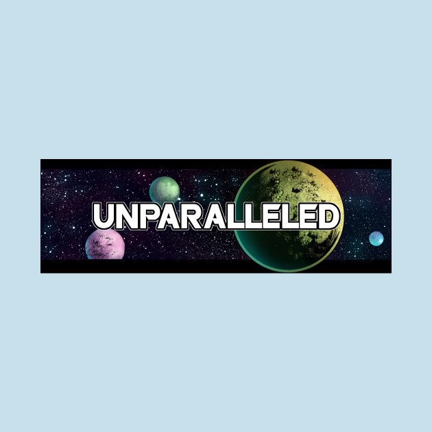 Unparalleled Comics Text Logo - Comics - T-Shirt