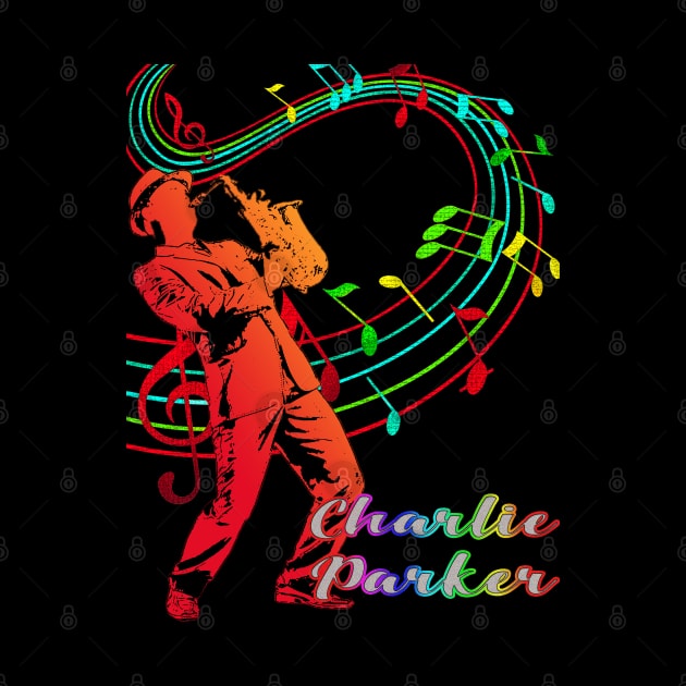 A Man With Saxophone-Charlie Parker by Mysimplicity.art