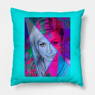 Paris Hilton Mugshot Pillow