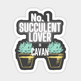 The No.1 Succulent Lover In Cavan Magnet