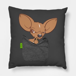 Chihuahua FU Pocket Pillow