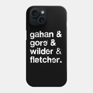 Depeche Mode Names List Design  / Grunge Faded Style Phone Case