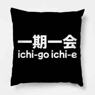 Ichi-go Ichi-e (Treasure every encounter, for it will never recur) Pillow