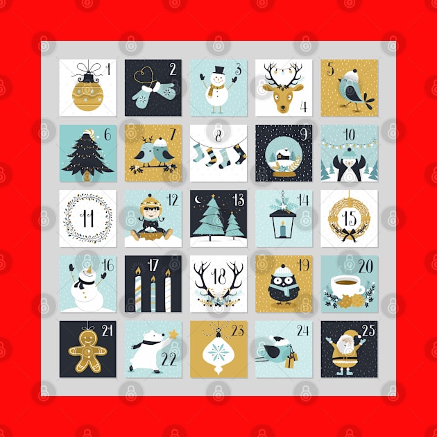 Christmas Calendar by Pop Cult Store