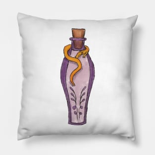 Yellow and Purple Potion Dragon Pillow