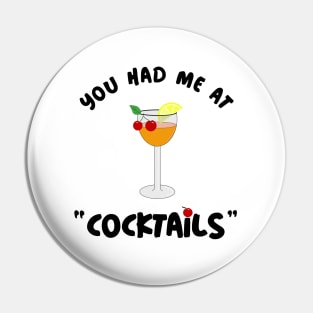 FUNNY Quotes You Had Me At Cocktail Party Pin