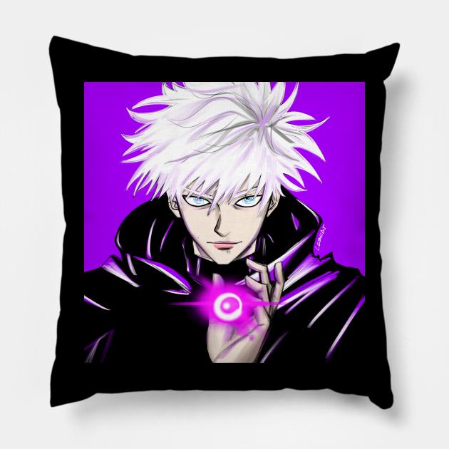 the special sorcerer boy ecopop art in shaman curse magics Pillow by jorge_lebeau