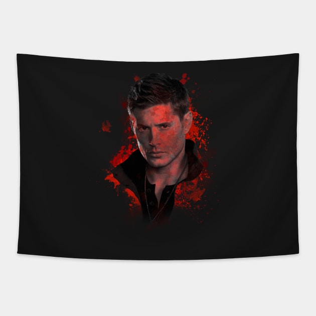 Splatter Dean Tapestry by Redtide