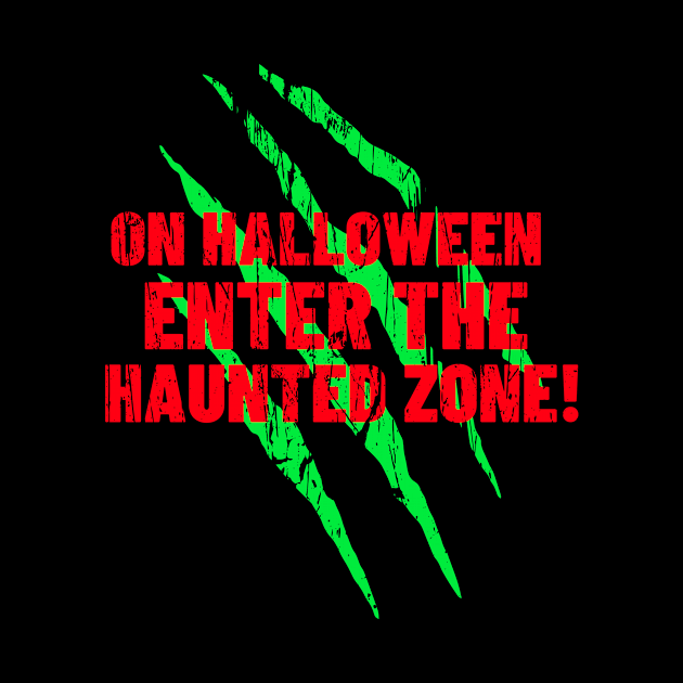 On Halloween the haunted zone opens by Hermit-Appeal