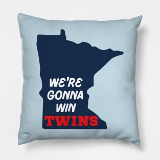 Minnesota Twins State Silhouette Pillow