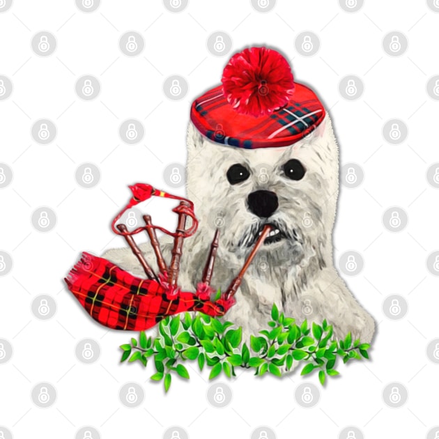 West Highland Scottish Terrier Dog by KC Morcom aka KCM Gems n Bling aka KCM Inspirations