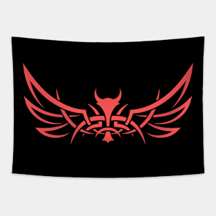 Demonic Tattoo Art Design Tapestry