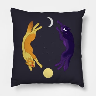 Sun n Moon Chasers Pillow