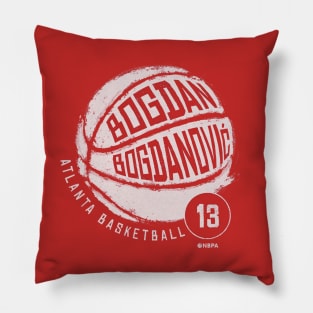 Bogdan Bogdanovic Atlanta Basketball Pillow