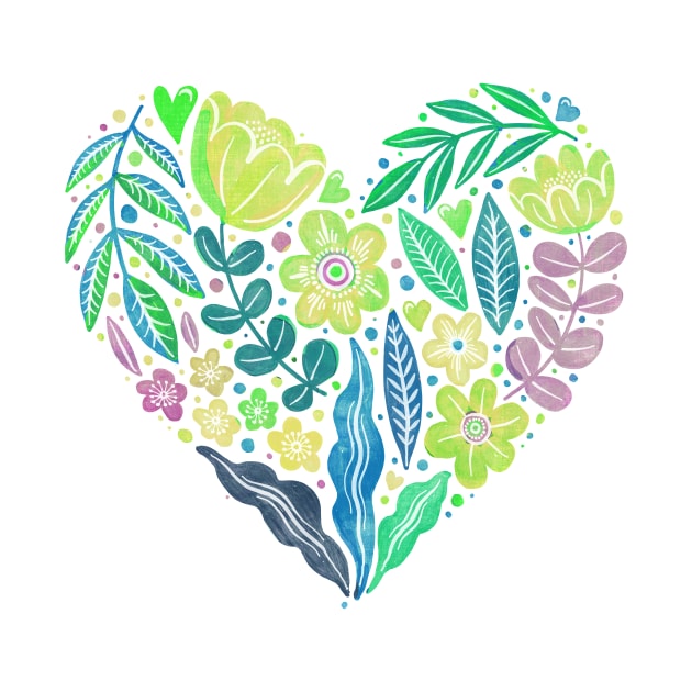 Botanical Heart Juicy by Rebelform