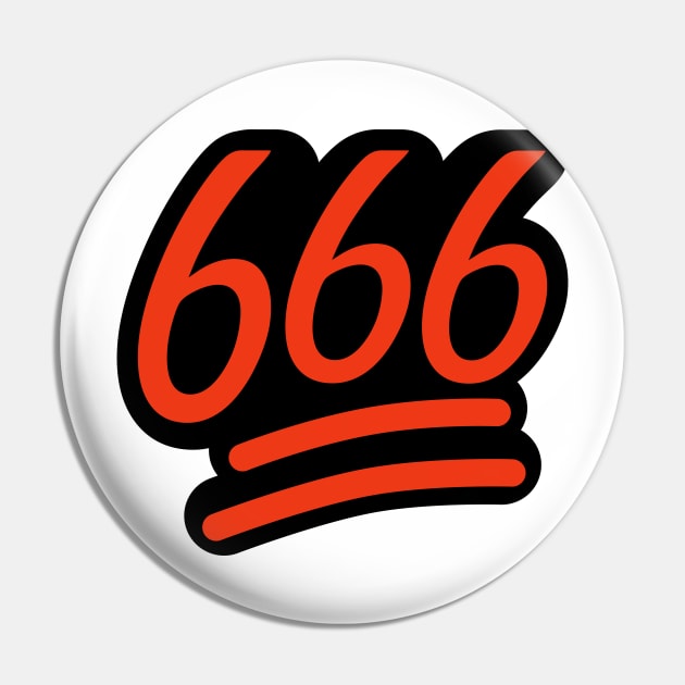 Keep It 666 Pin by jonah block