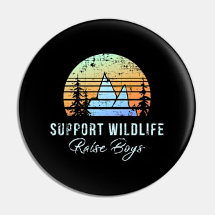 Mom Support Wildlife Raise Mother Day Pin