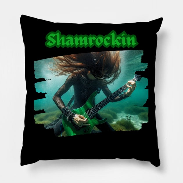 St Patrick's Day Pillow by MckinleyArt